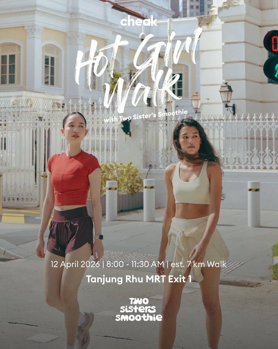 Hot Girls Walk with Two Sister's Smoothie