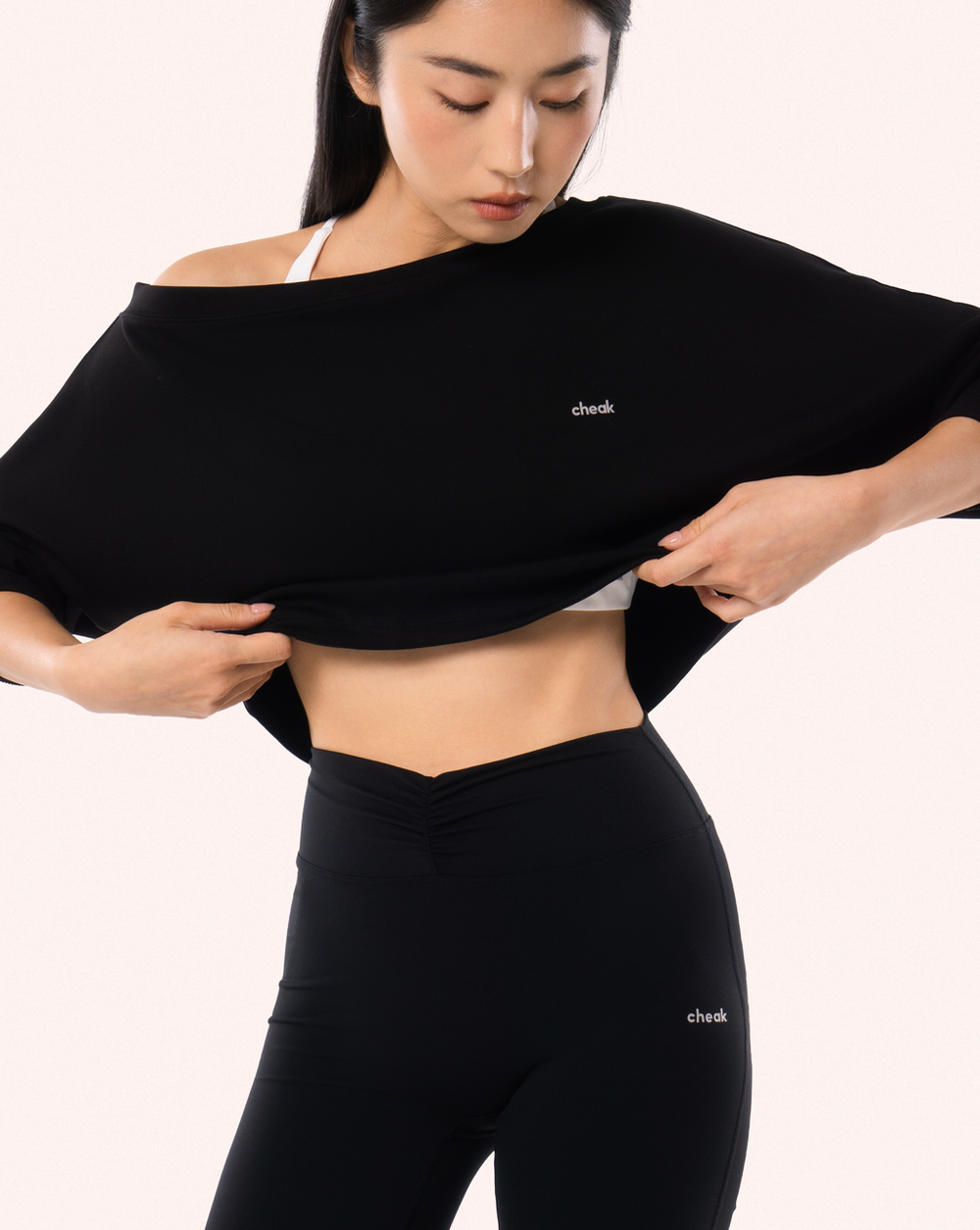 Asymmetric Sweater - cheak